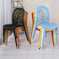Cadeira de jantar criativa colorida de móveis de restaurante